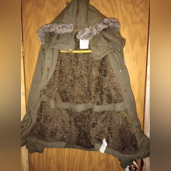 American Eagle Outfitters Jacket Mens Size Small Green Full Zip Polyester Lined - Picture 7 of 16